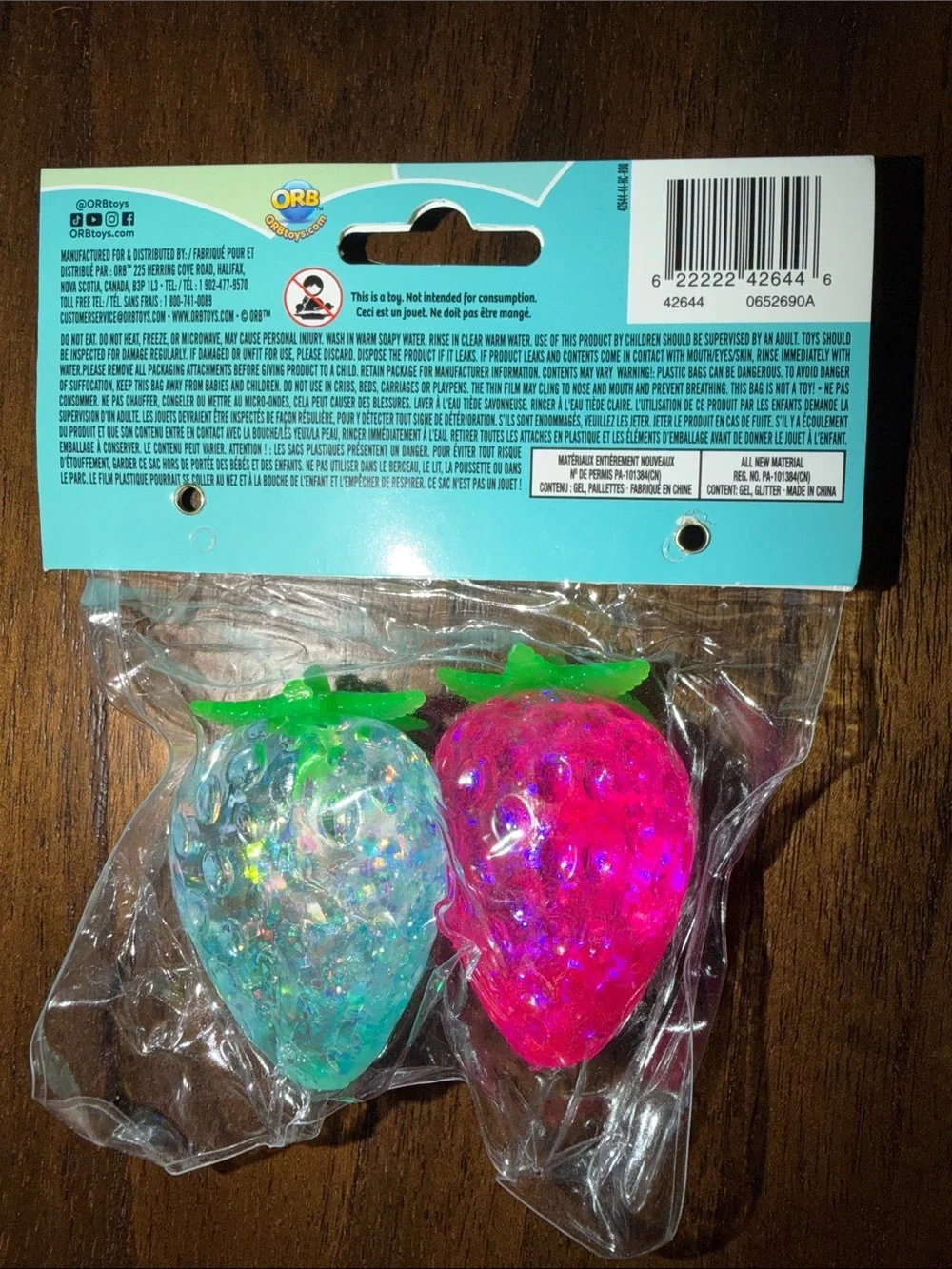 Rare Twinsies Squeeze Toy Pack - Pink & blue berries!